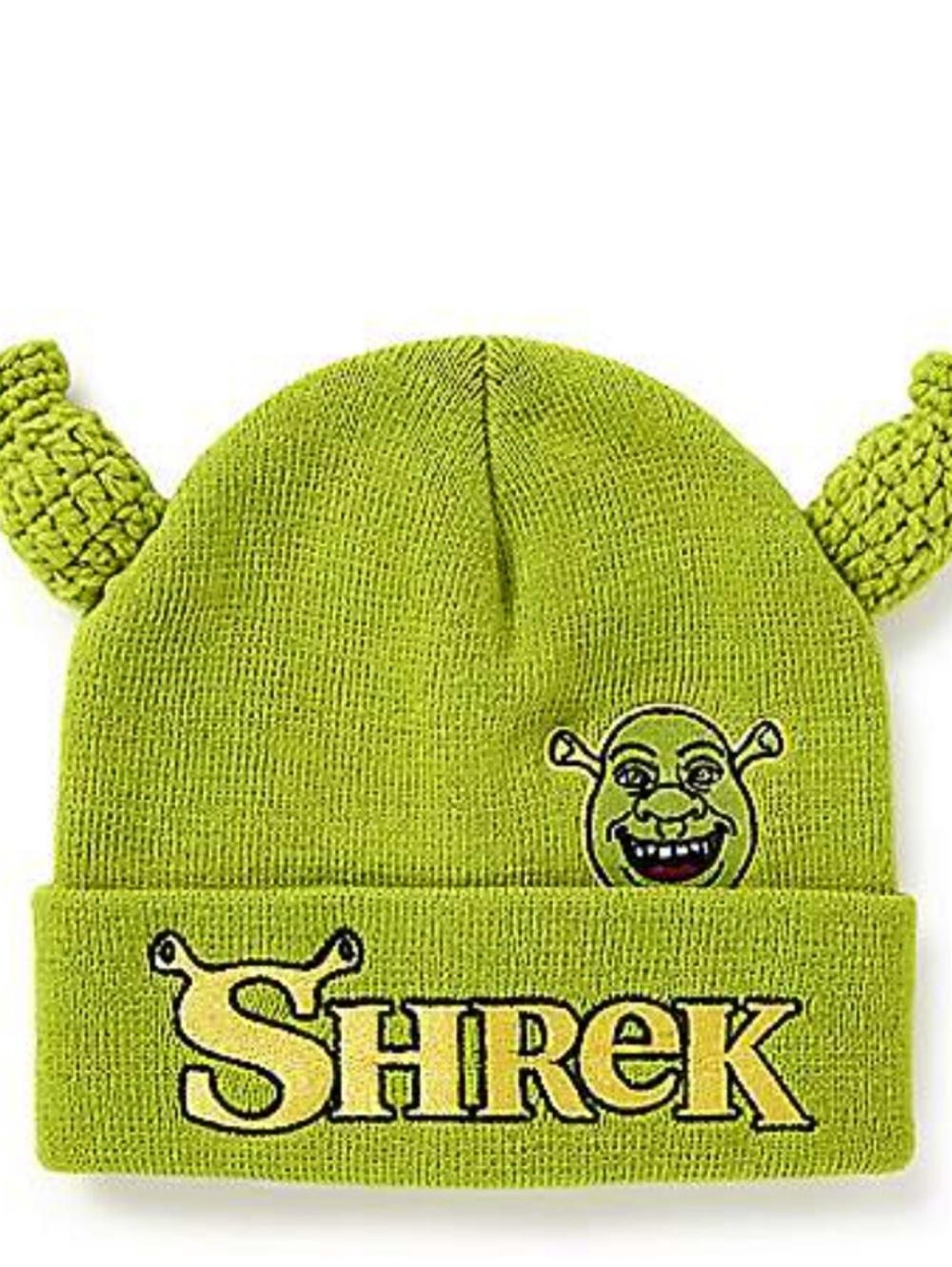 Shrek Dreamworks Green Knit Beanie Hat New